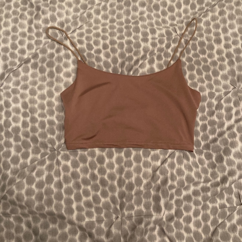 Spaghetti Strapped Crop Top